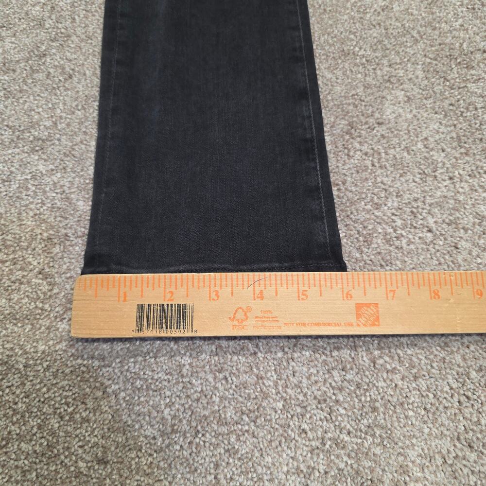 AG Adriano Goldschmied Black Mari High-Rise Slim Straight Jeans Women's 27x29.5 - Picture 8 of 16